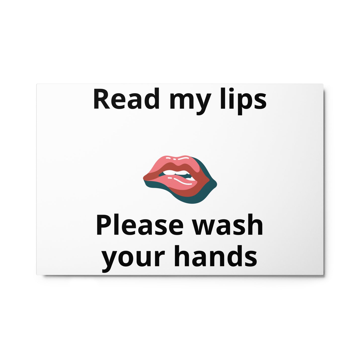 Wash Your Hands Metal Print