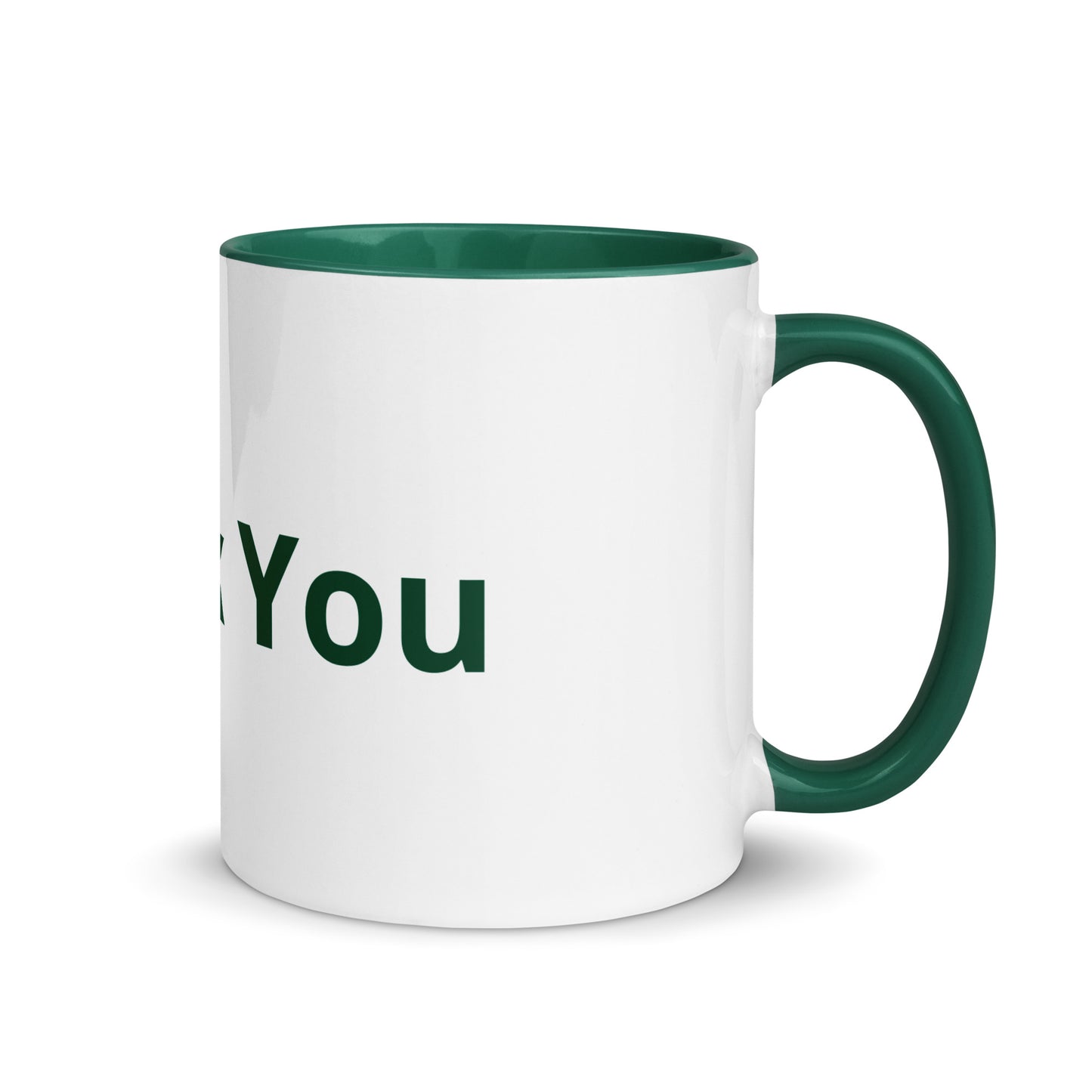 White Coffee Cup with Color Inside