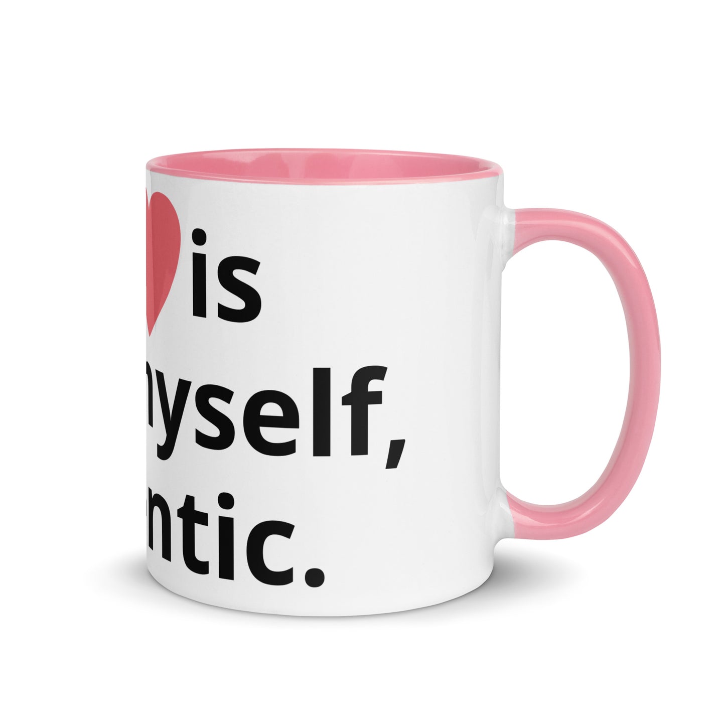 White Coffee Cup with Color Inside