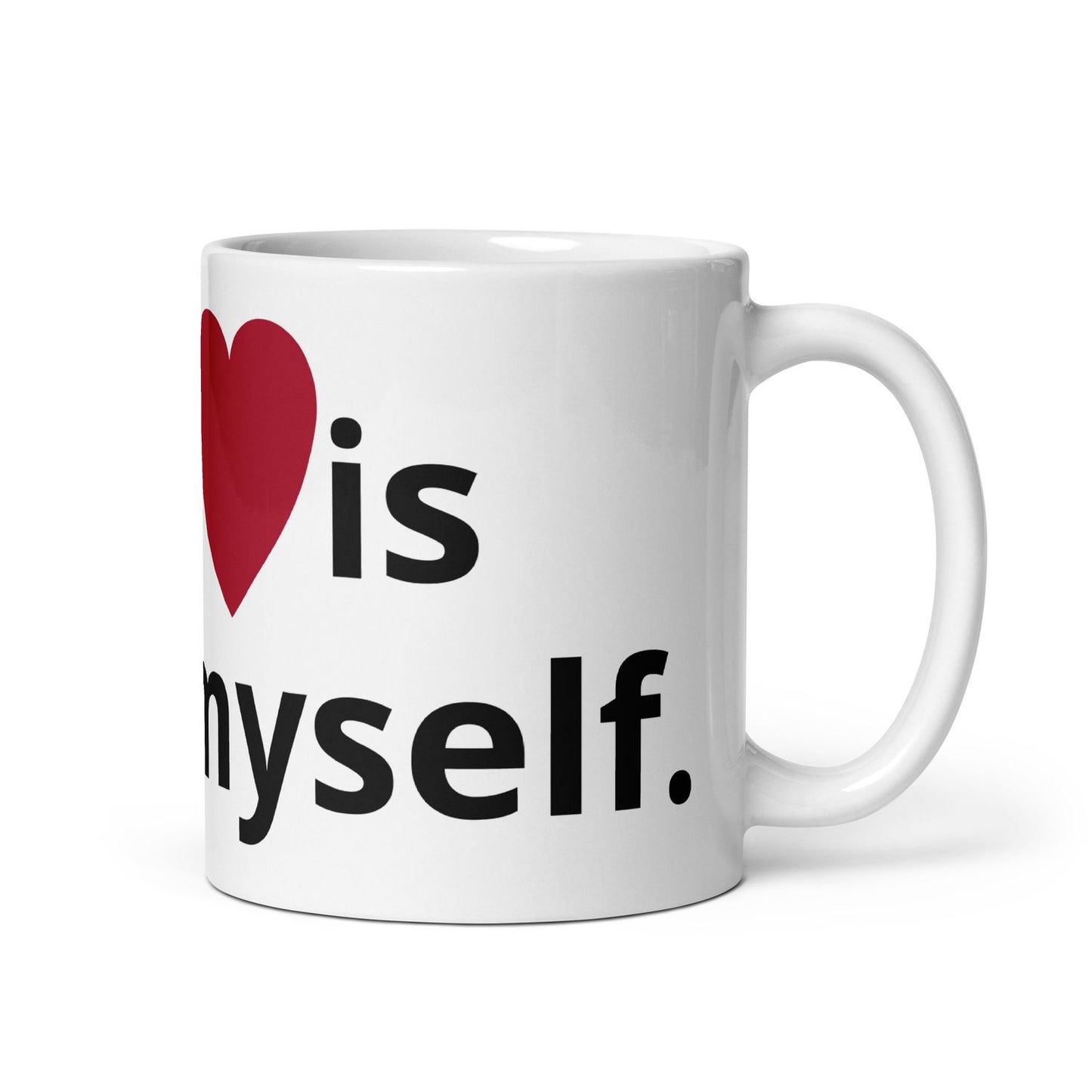 White Ceramic Coffee Cup - 11 oz