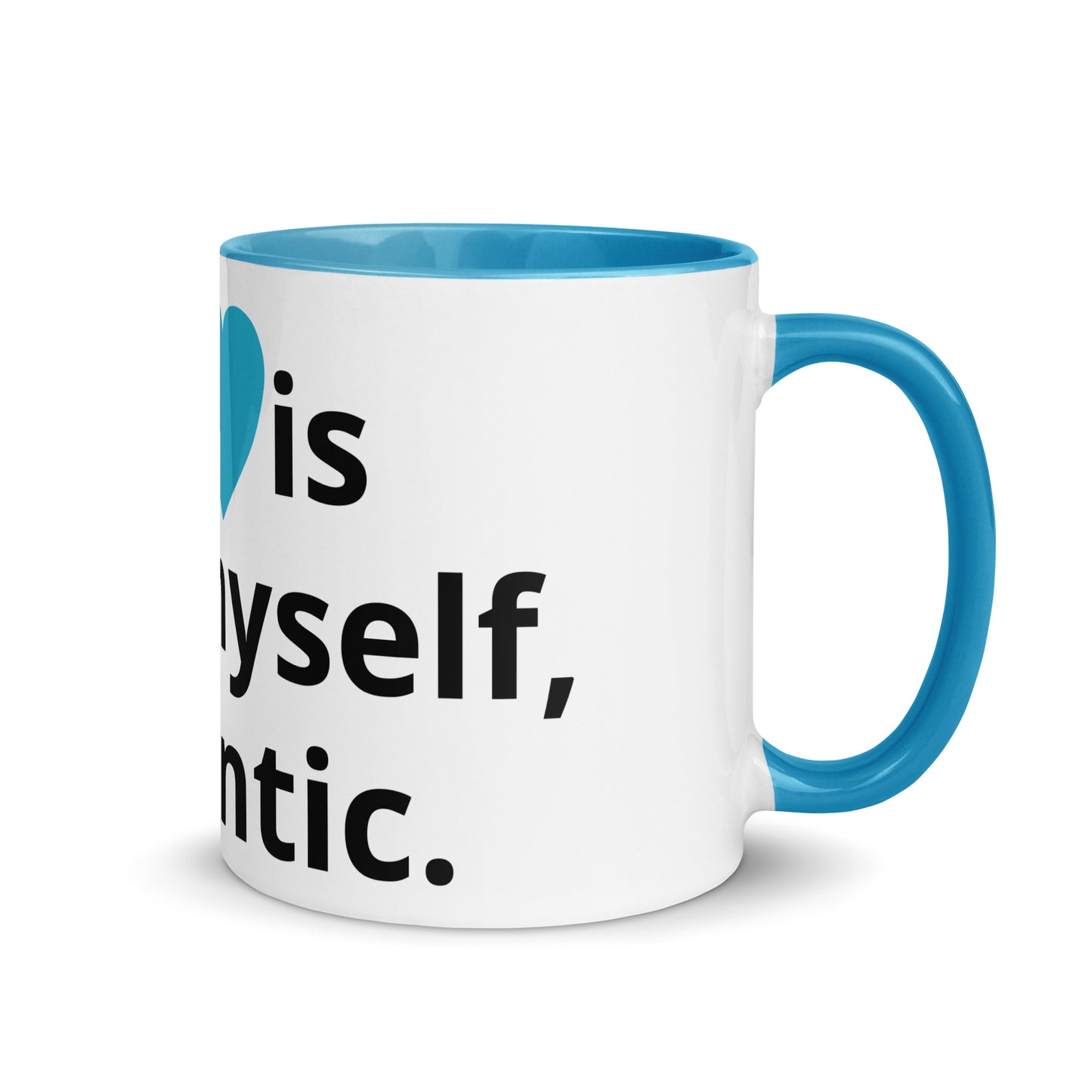 White Coffee Cup with Color Inside