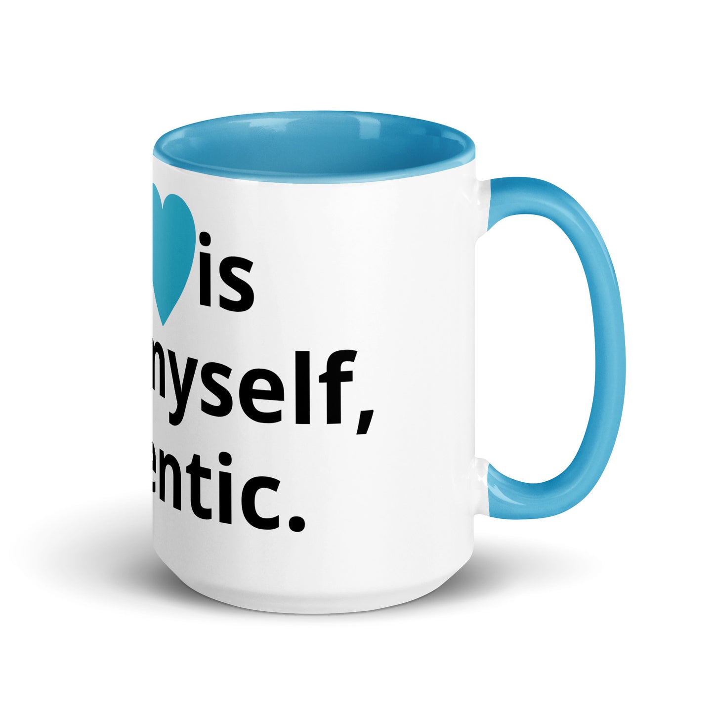 White Coffee Cup with Color Inside