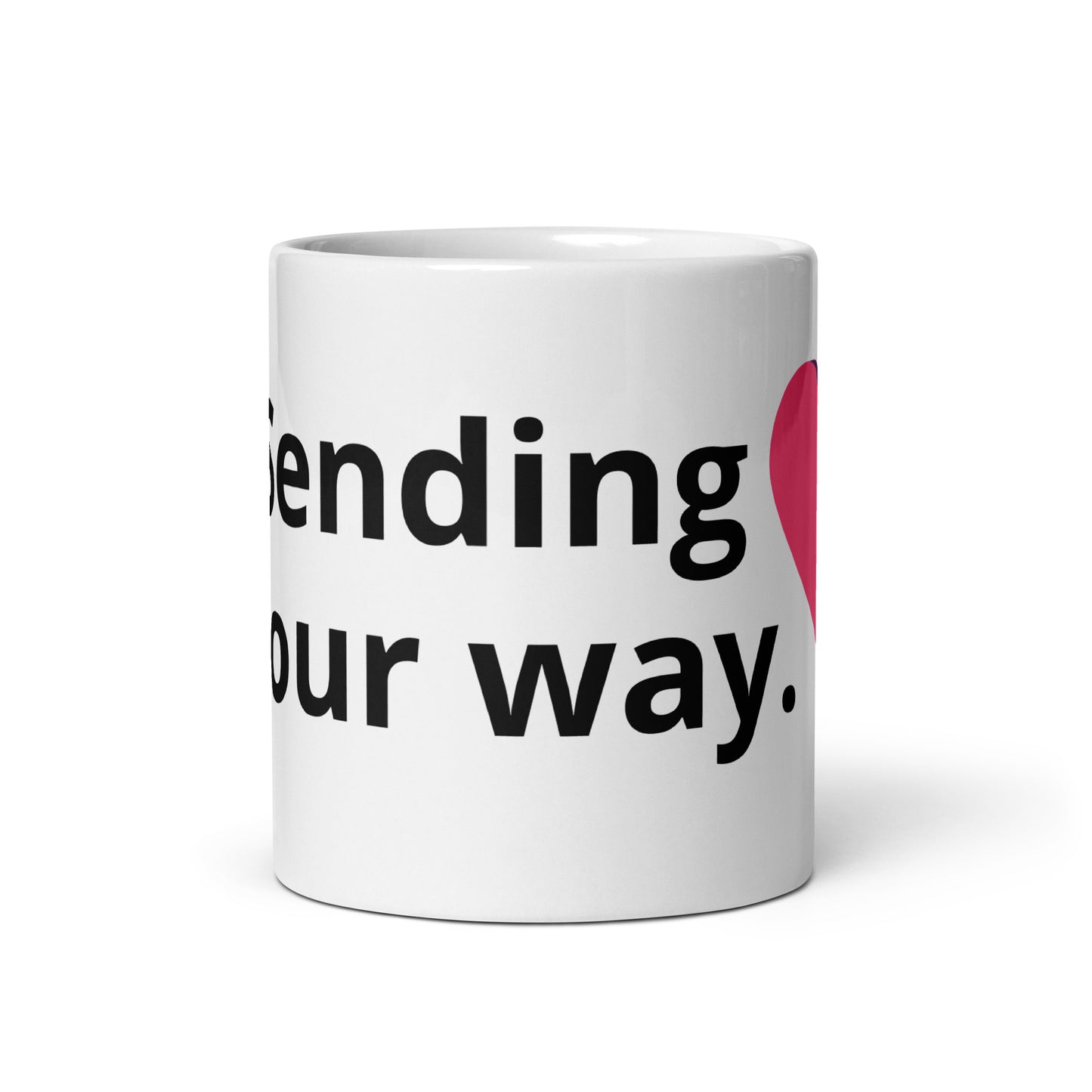 a White glossy mug
