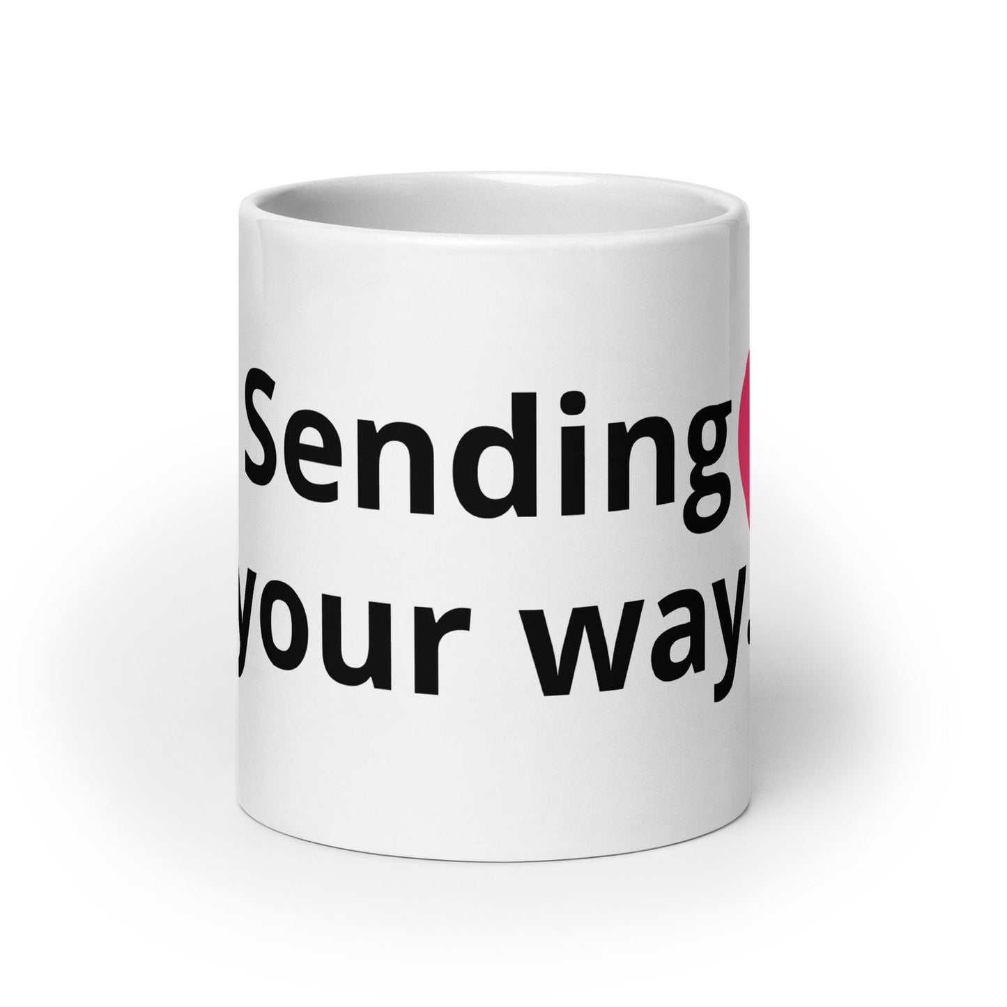 a White glossy mug