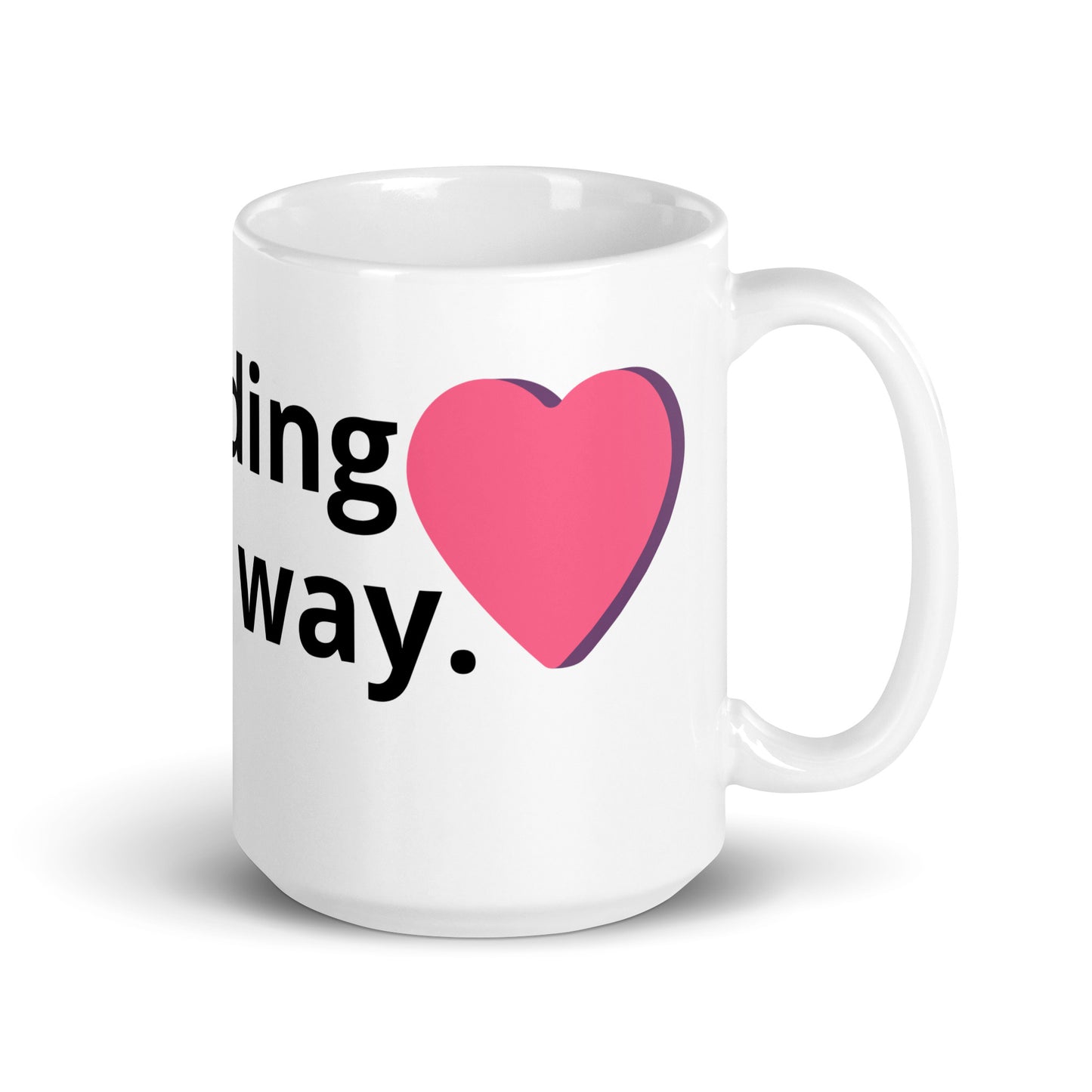 a White glossy mug