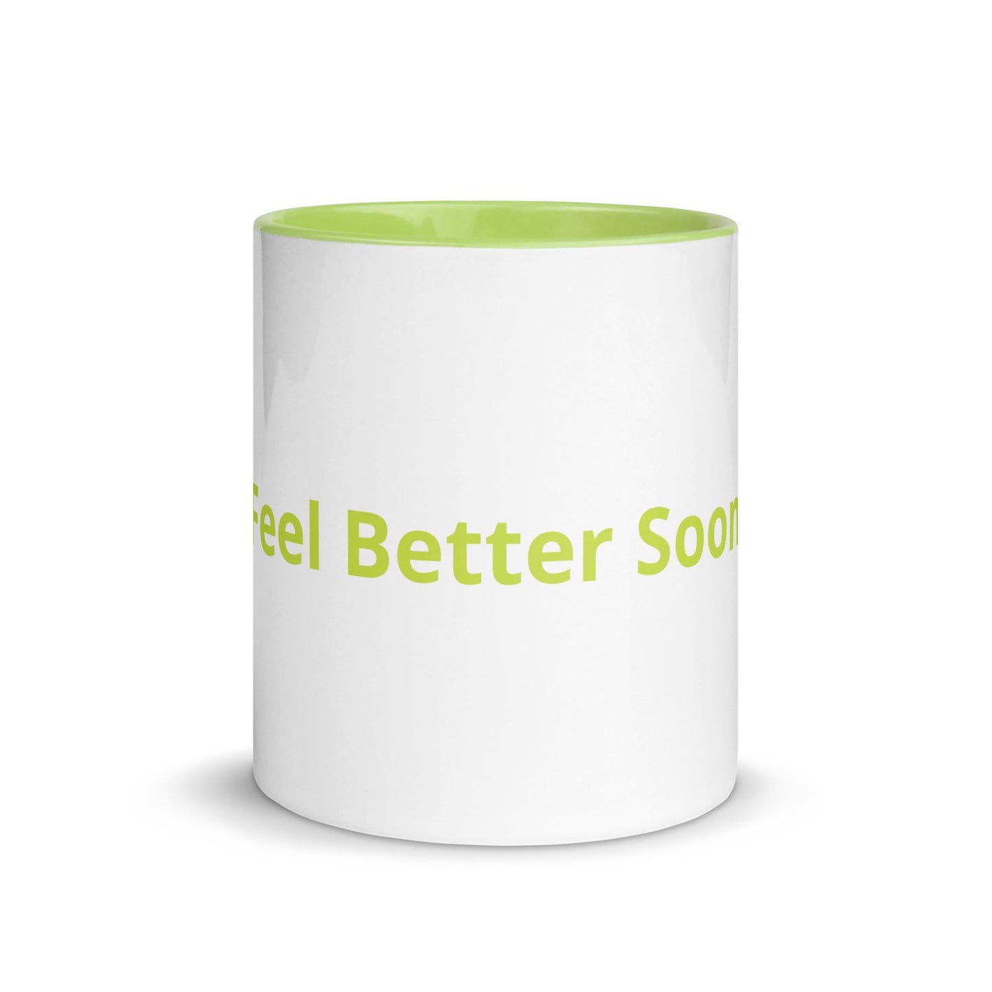 White Cup with Color Inside