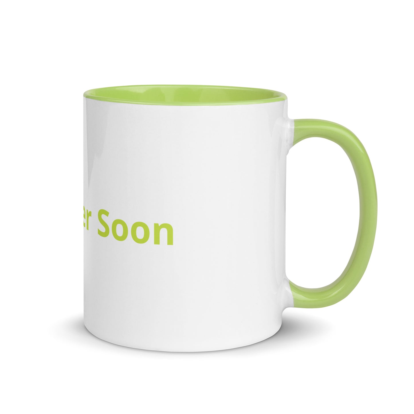 White Cup with Color Inside