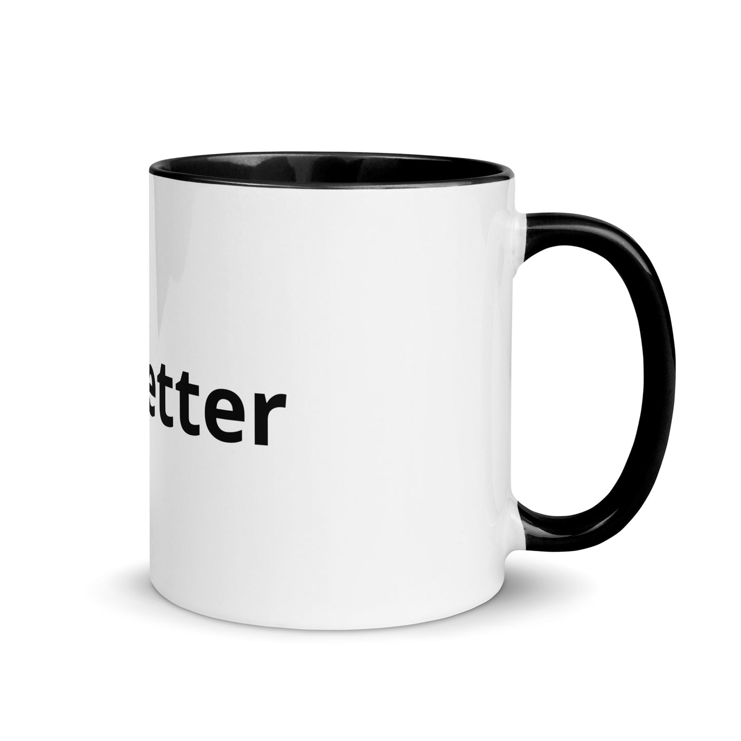 Black Mug with Color Inside