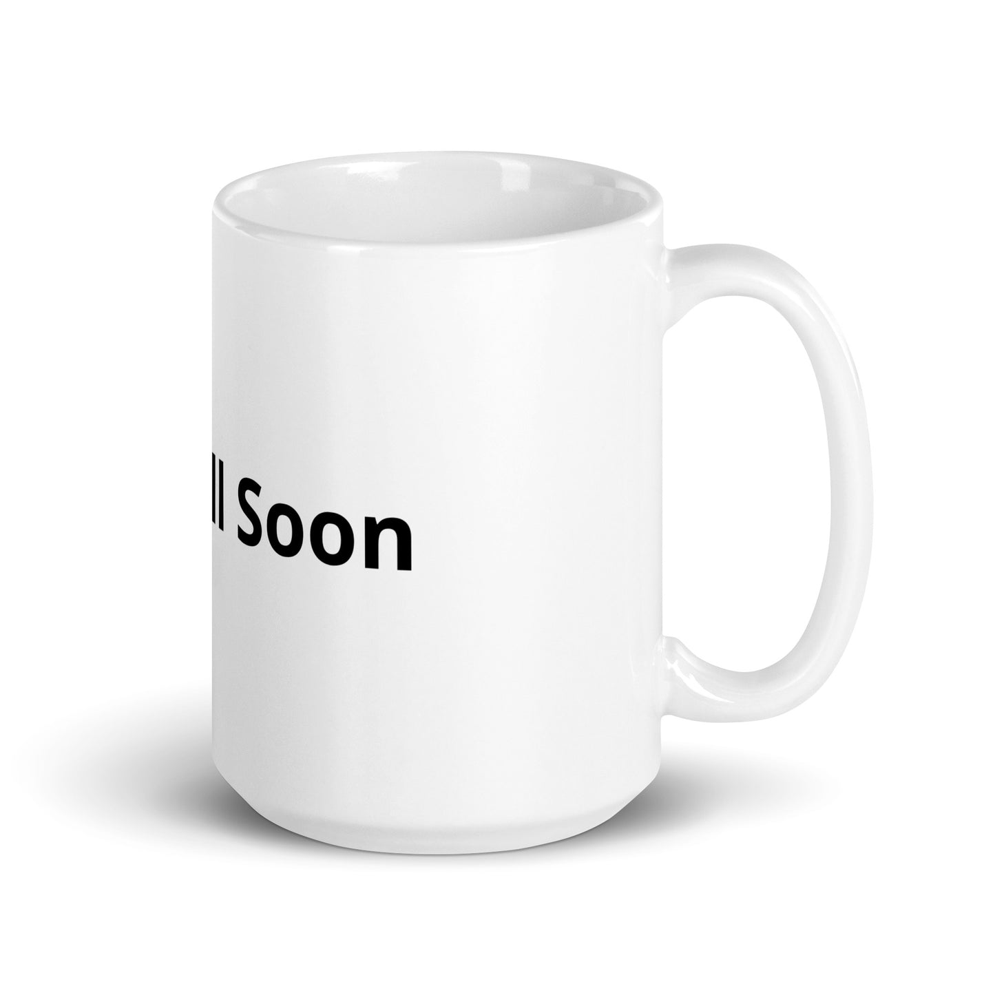 White Glossy Coffee Cup