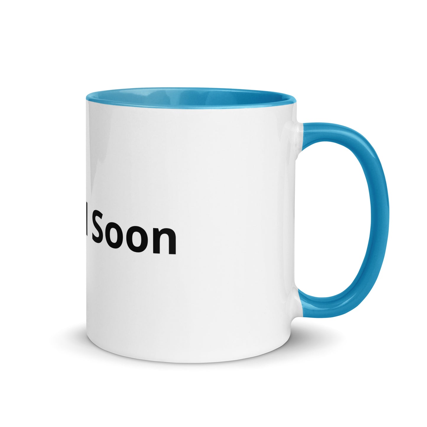 White Coffee Cup with Color Inside