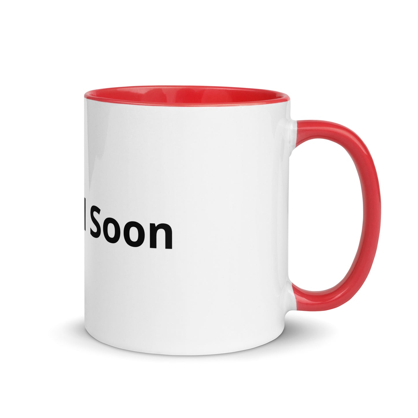 White Mug with Color Inside