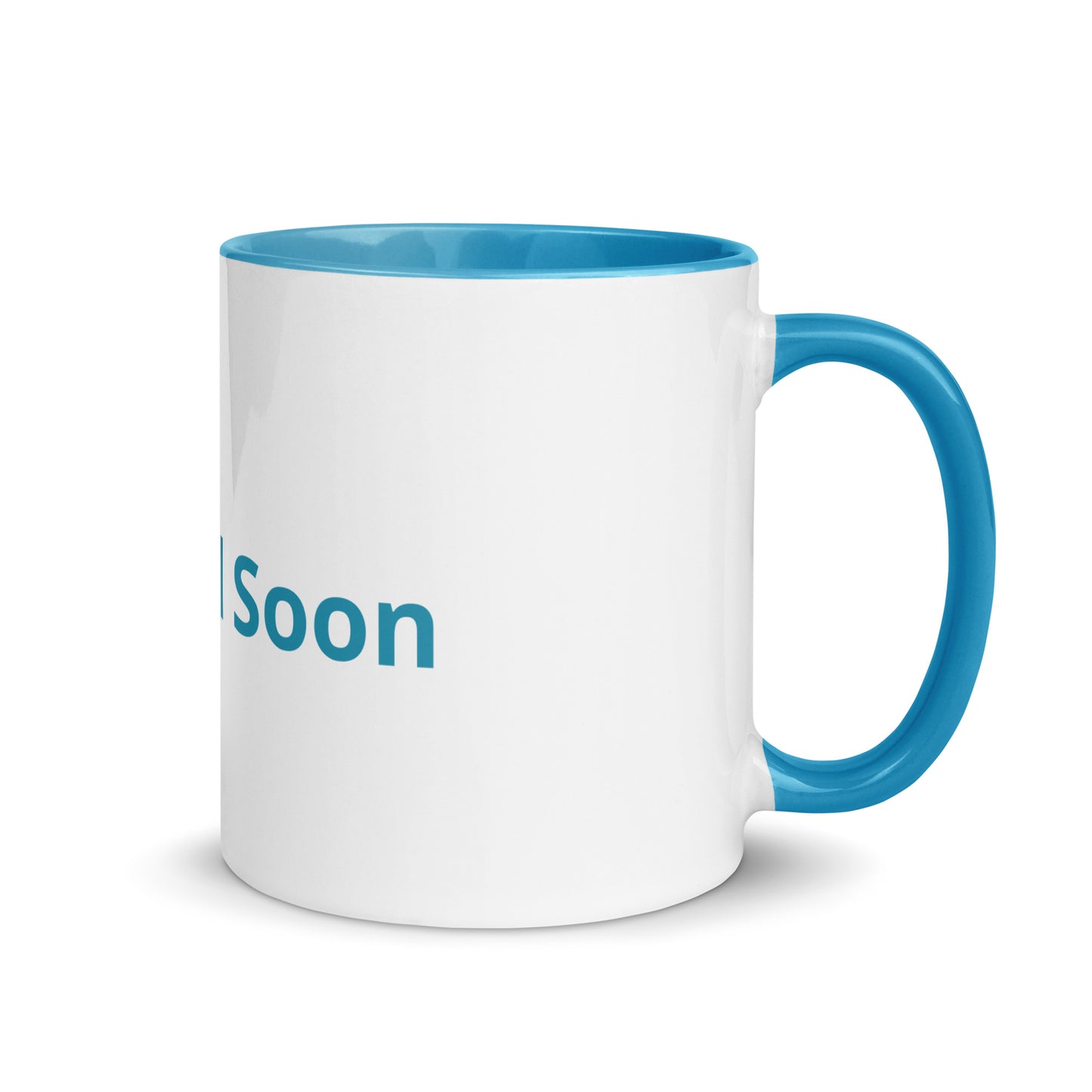 White Coffee Cup with Color Inside