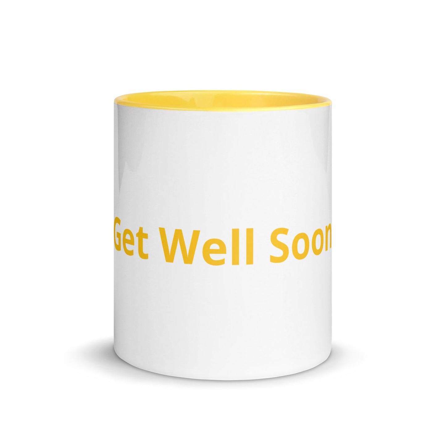 White Cup with Color Inside