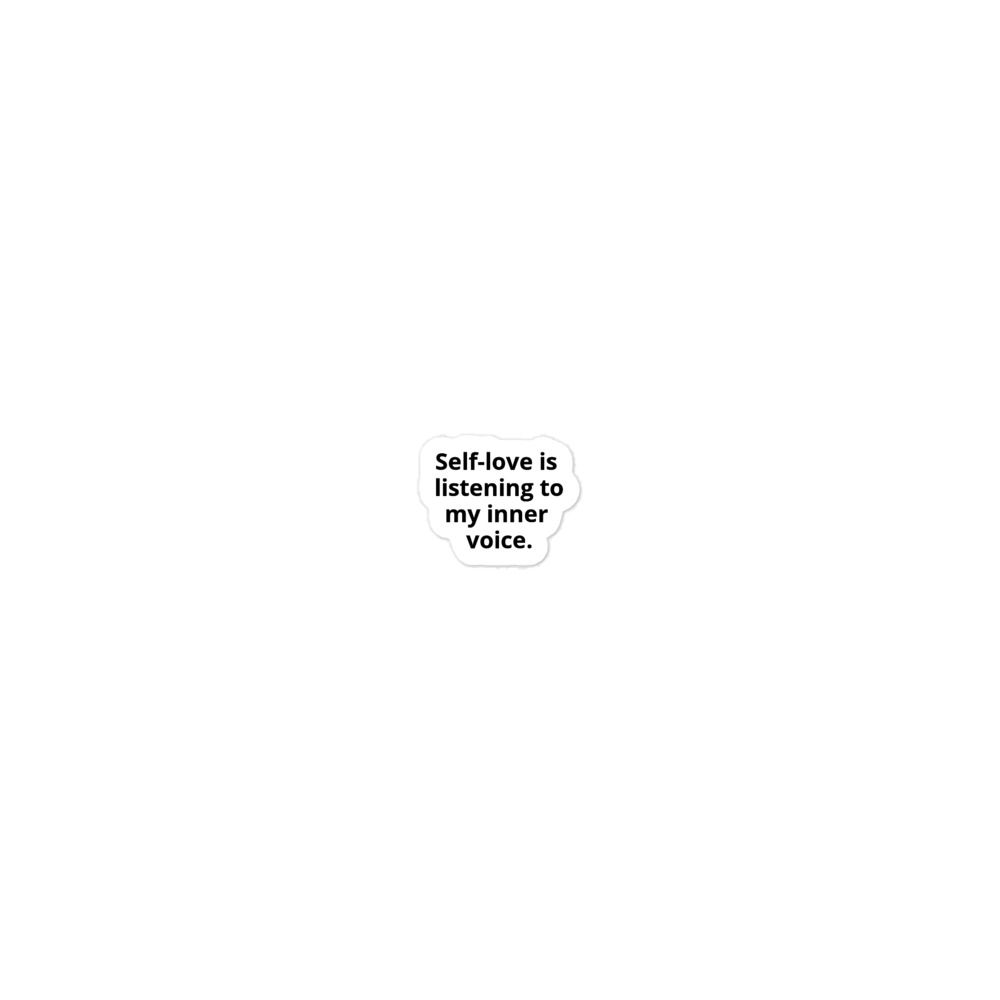 Self-love Bubble-free stickers - 3x3