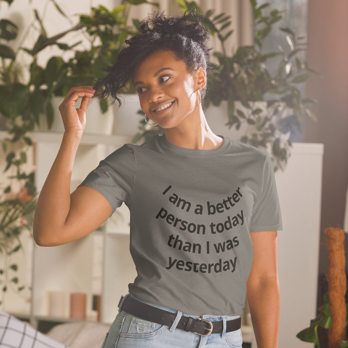 Natural Short-Sleeve Unisex T-Shirt