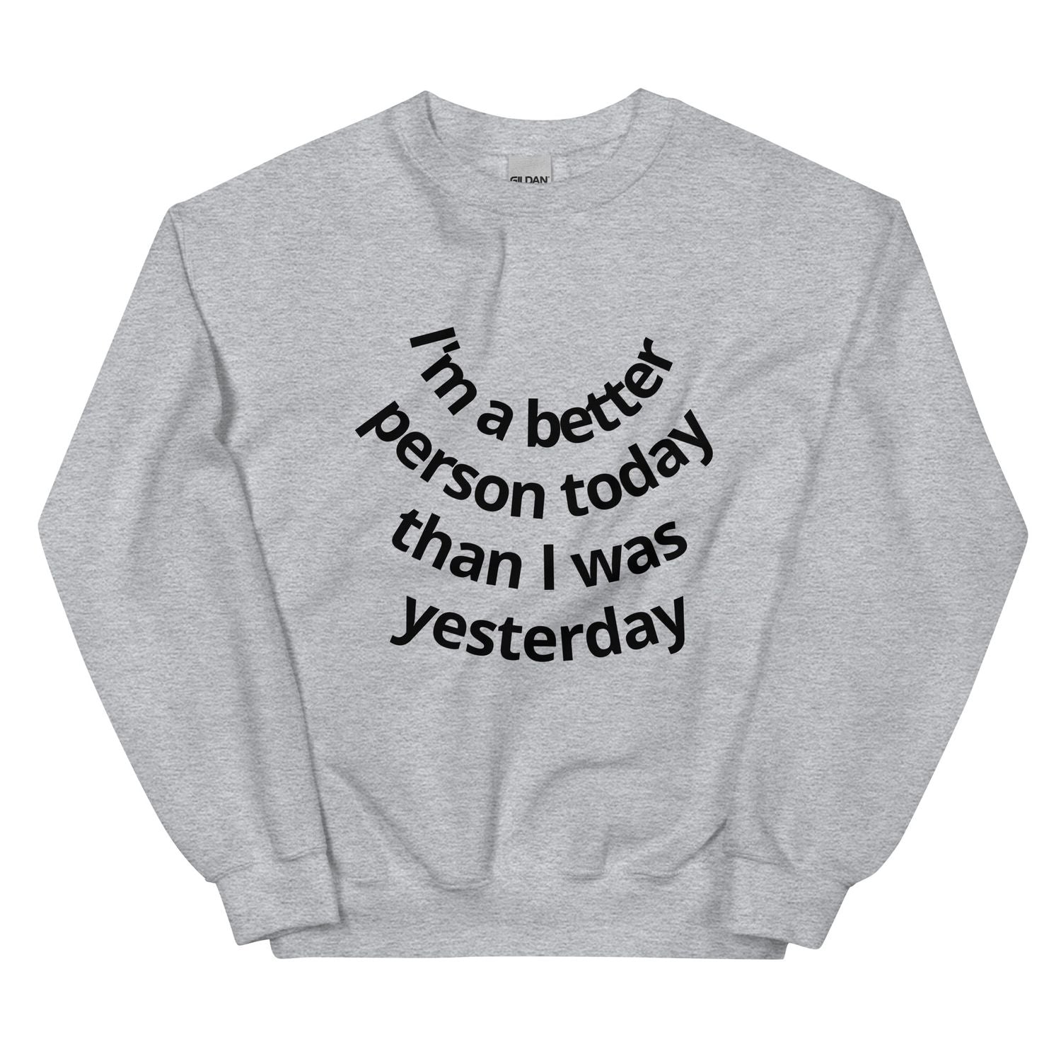 Grey Sweatshirt - Sport Grey - M