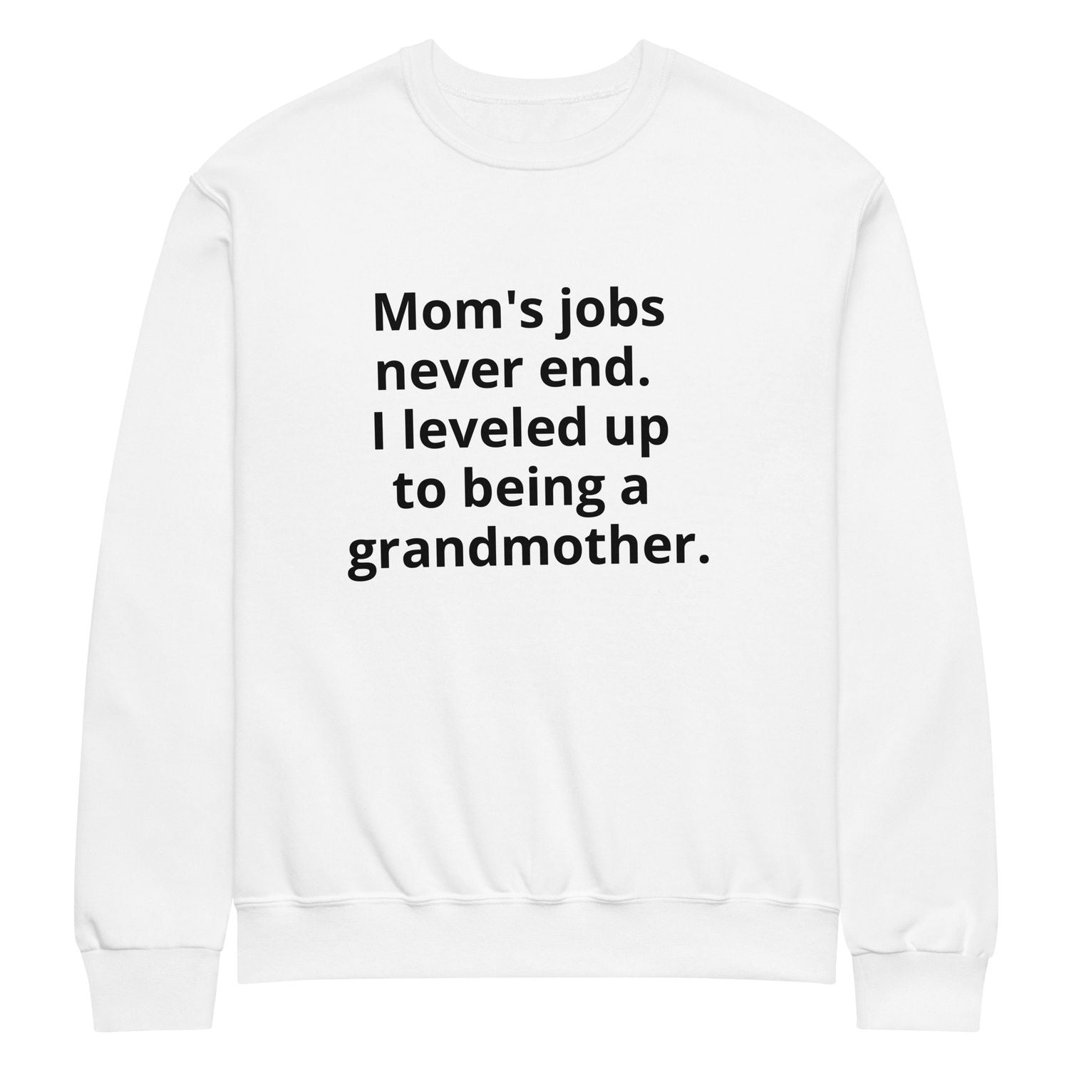 White Sweatshirt Crew neck - White - S