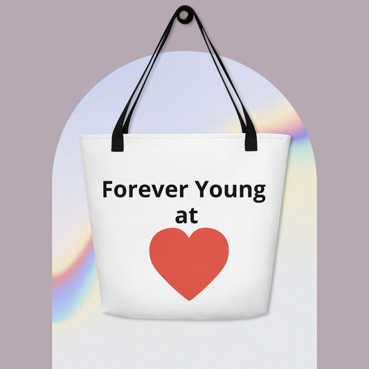 White Large Tote Bag