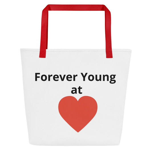 White Large Tote Bag