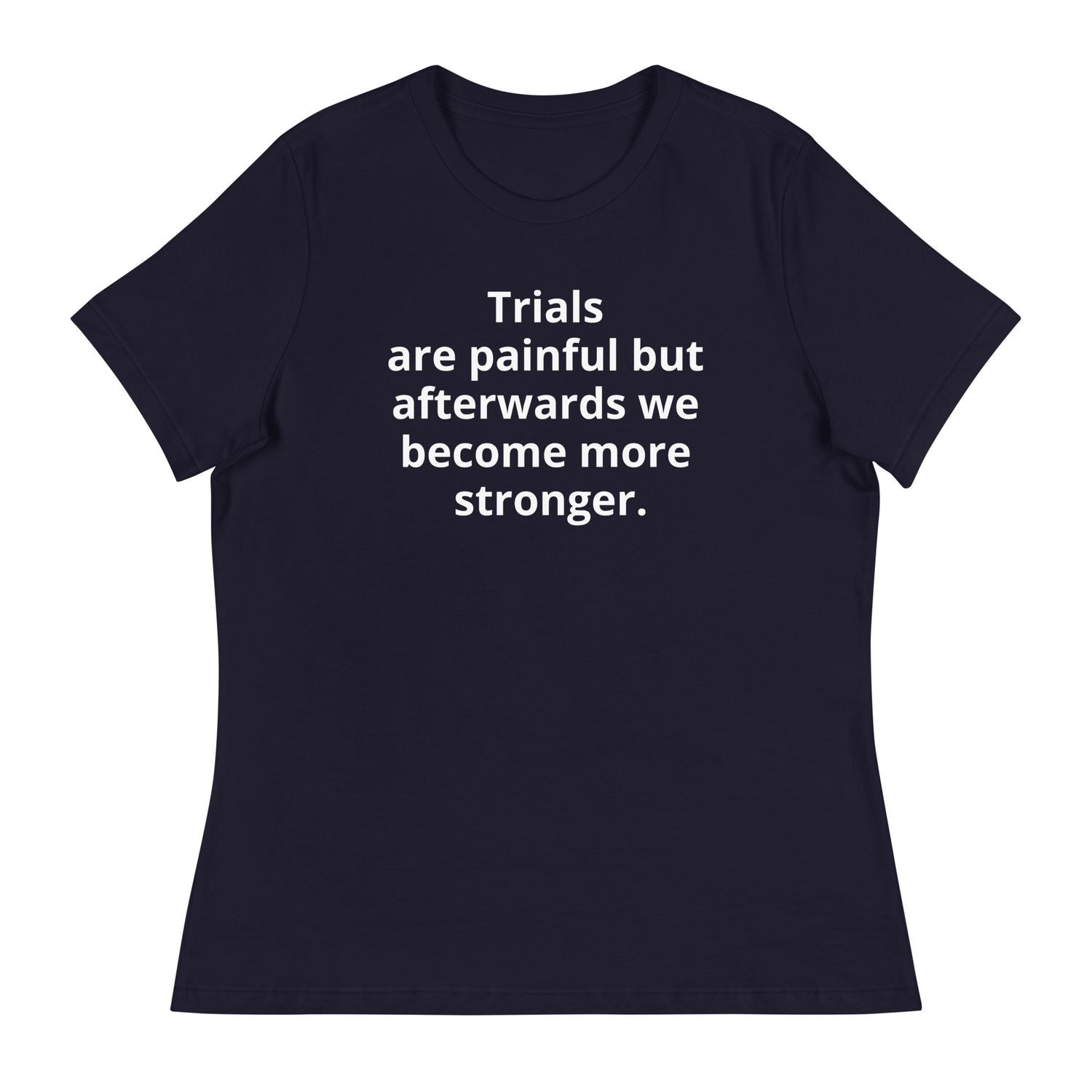 Grey T-Shirt - XL - Navy Blue