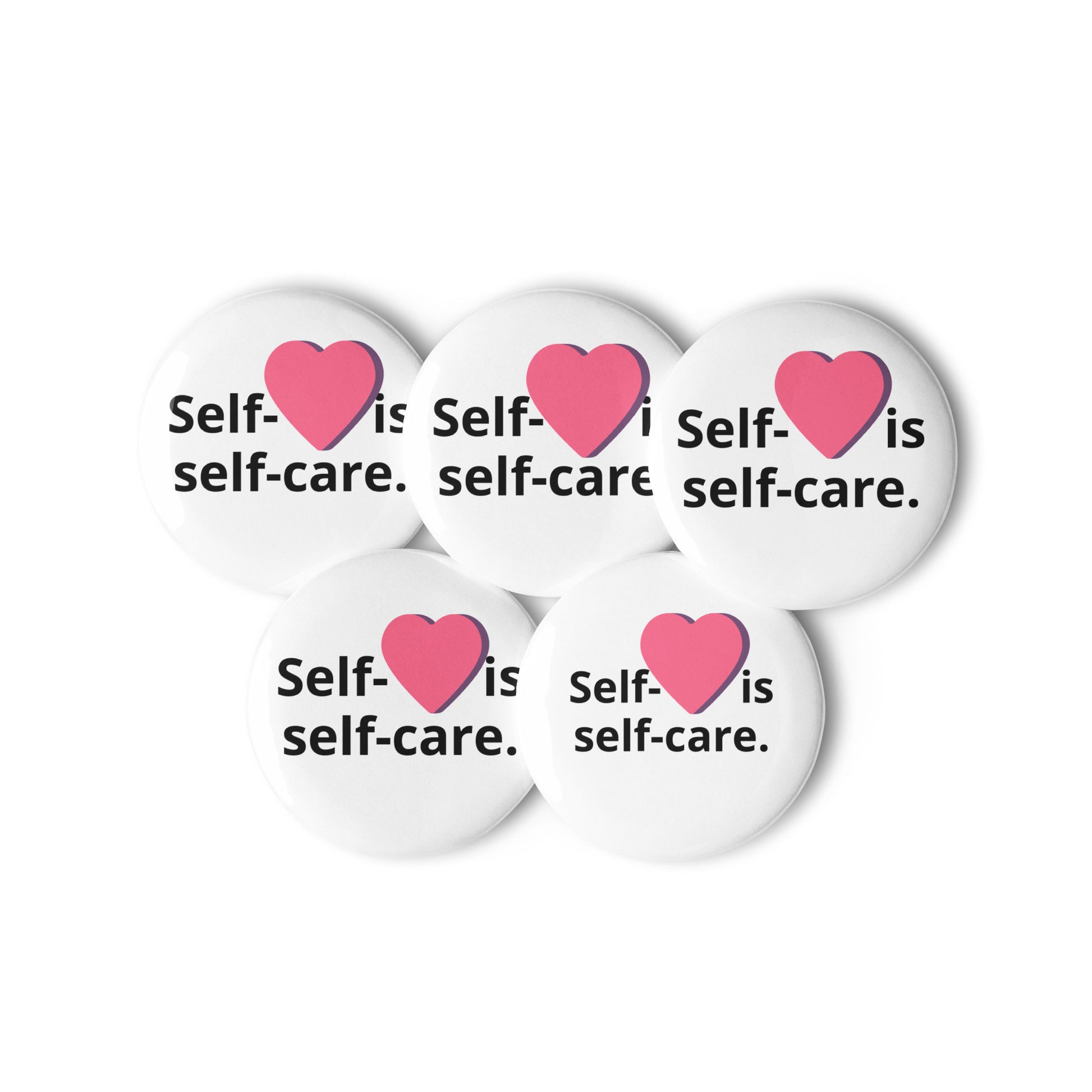 Set of Self-love Pin Buttons