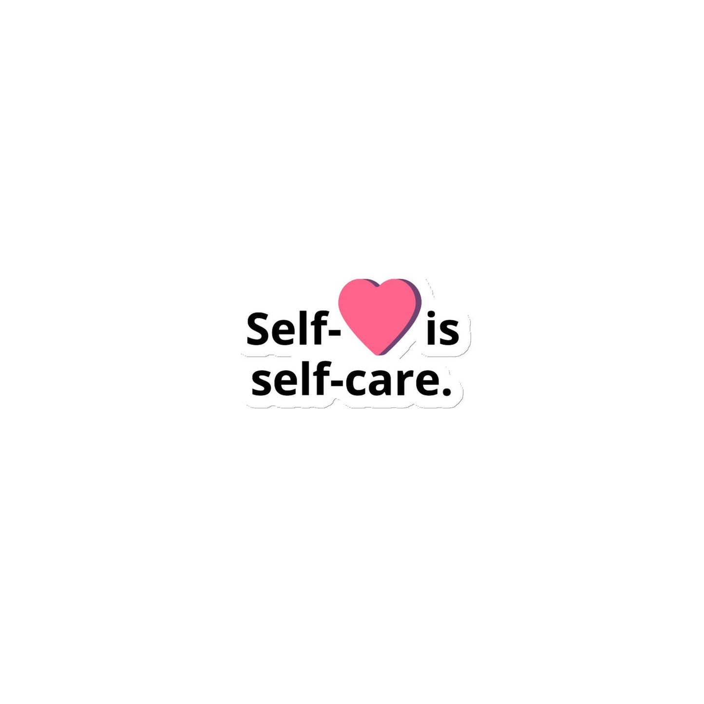 Pink Self-love Magnet - 4x4