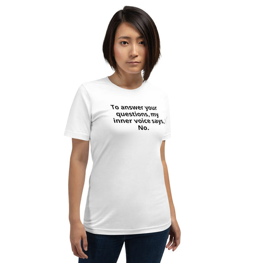 White Unisex T-Shirt