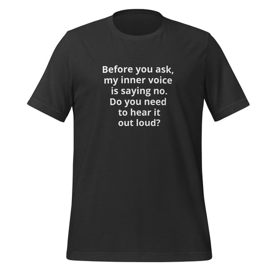 Black Unisex T-Shirt - XS - Dark Gray