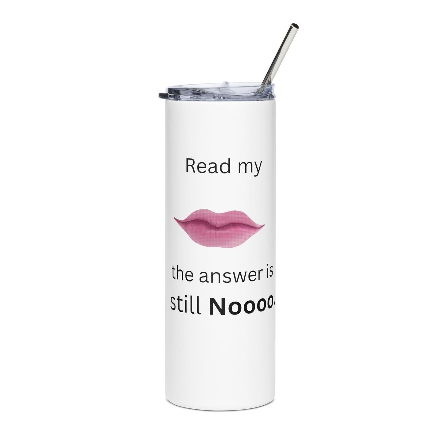 White Stainless-Steel Tumbler
