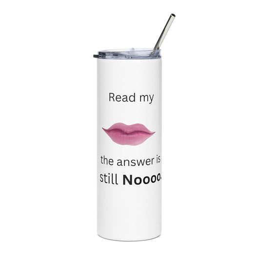 White Stainless-Steel Tumbler