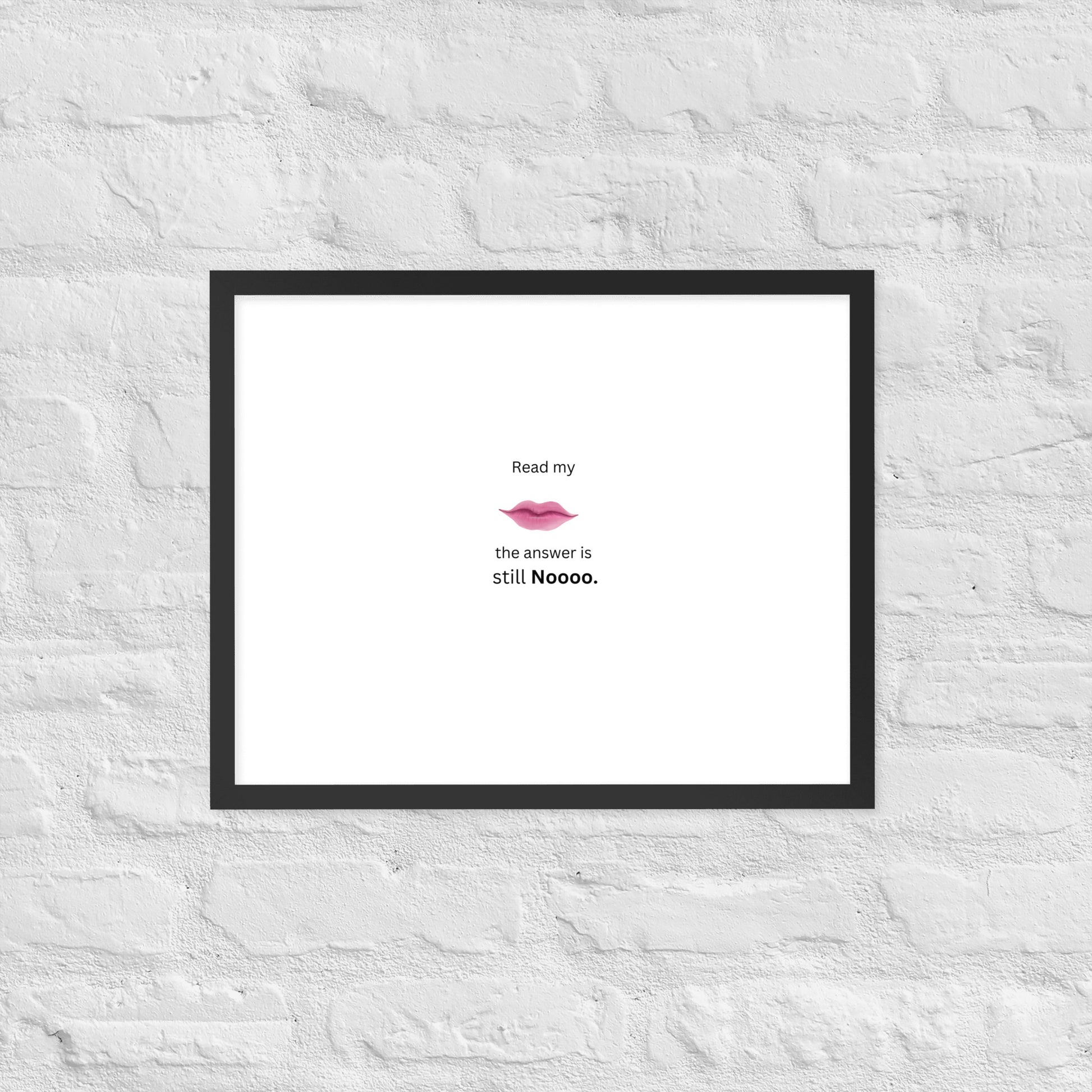 Black Framed Poster