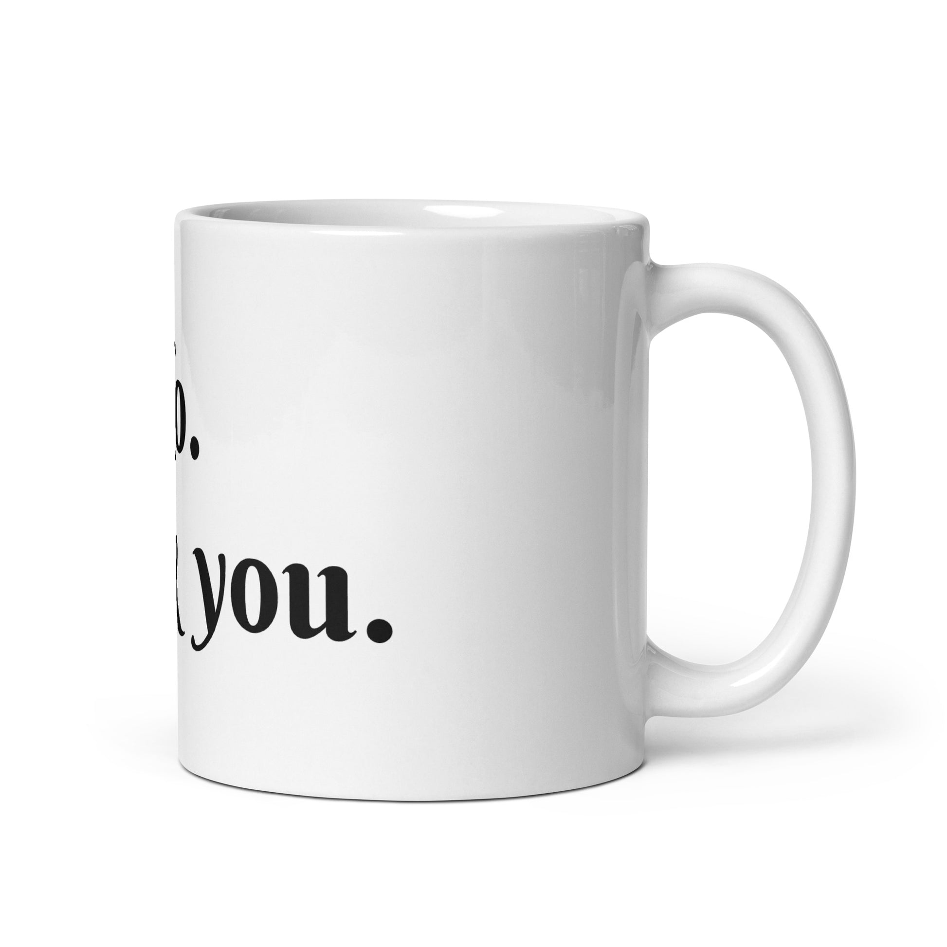 White Glossy Mug