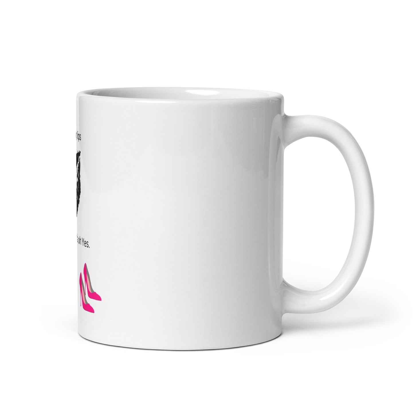 White Glossy Cup