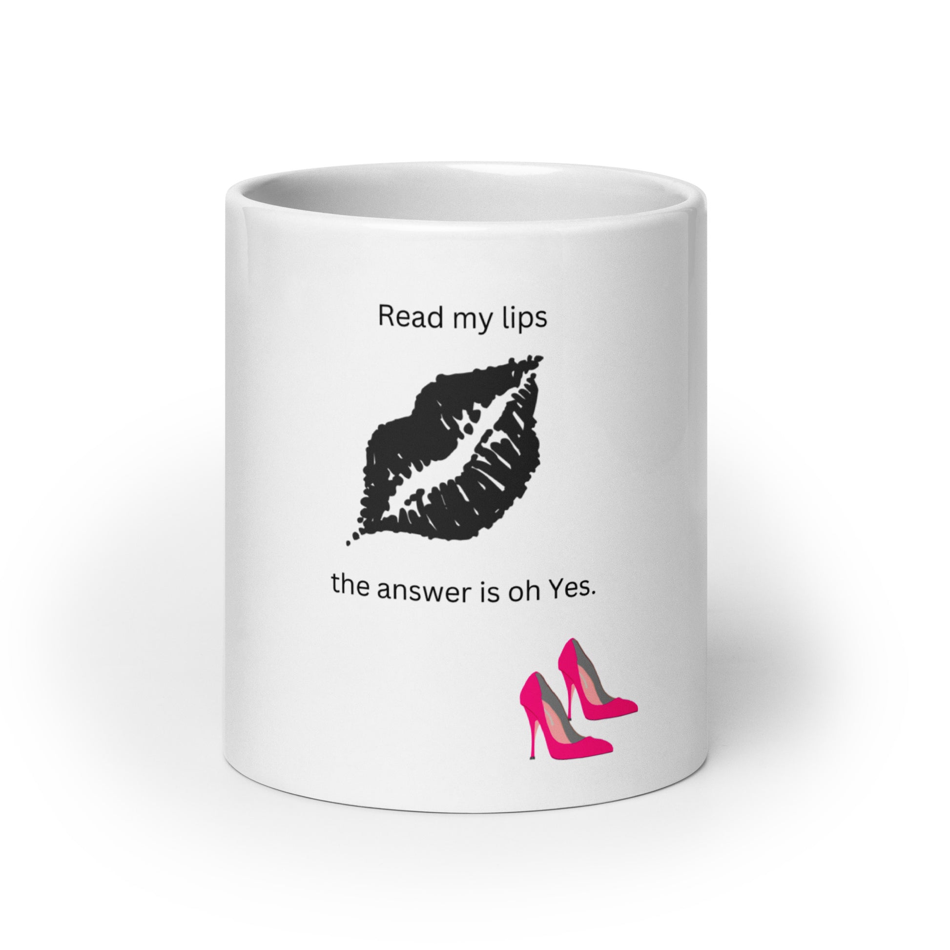 White Glossy Cup