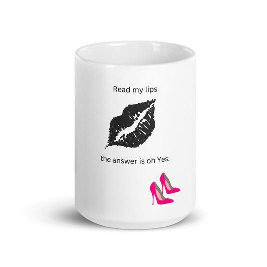 White Glossy Cup