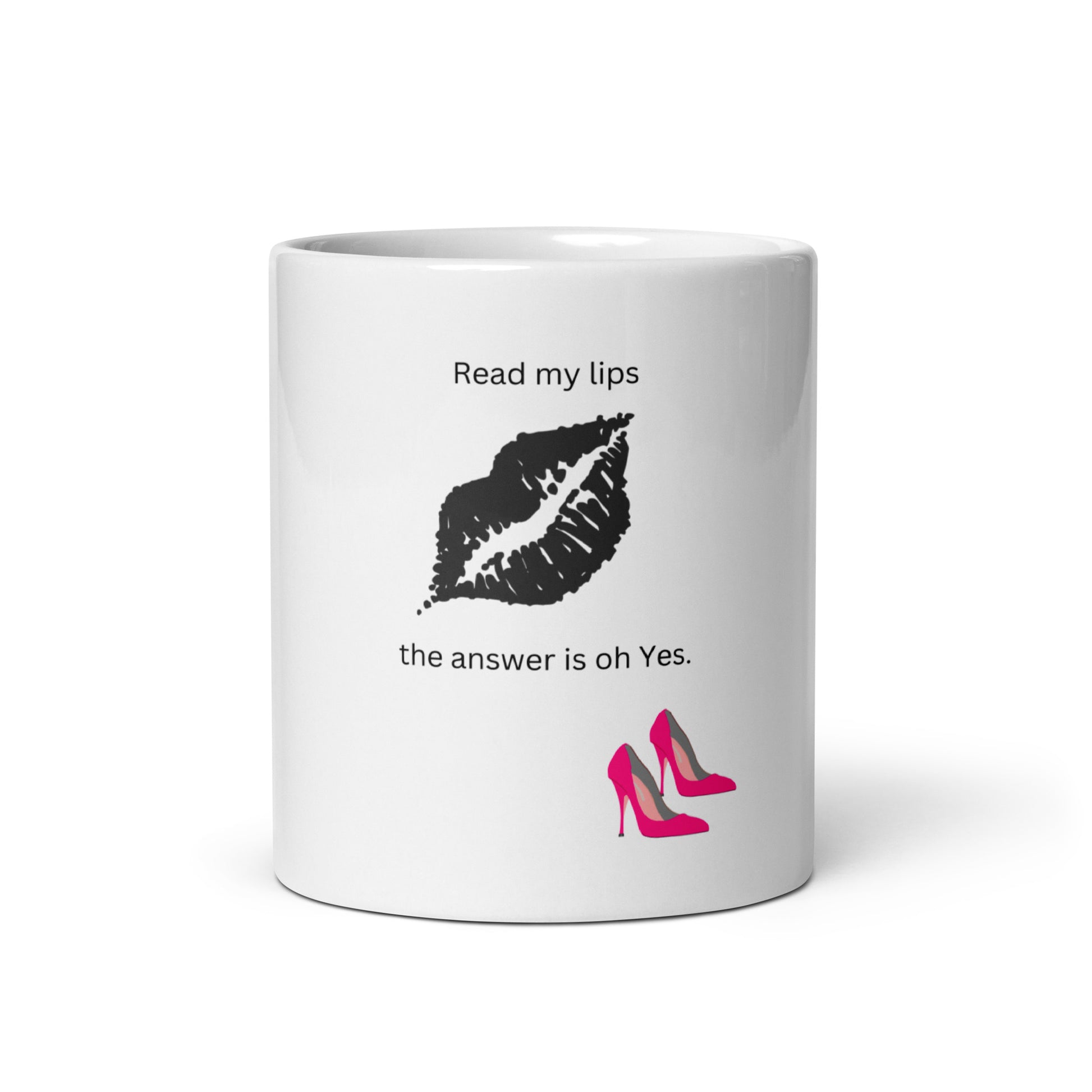 White Glossy Cup