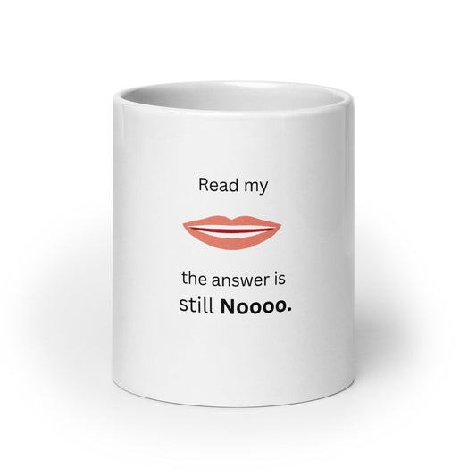 White Glossy Coffee Cup