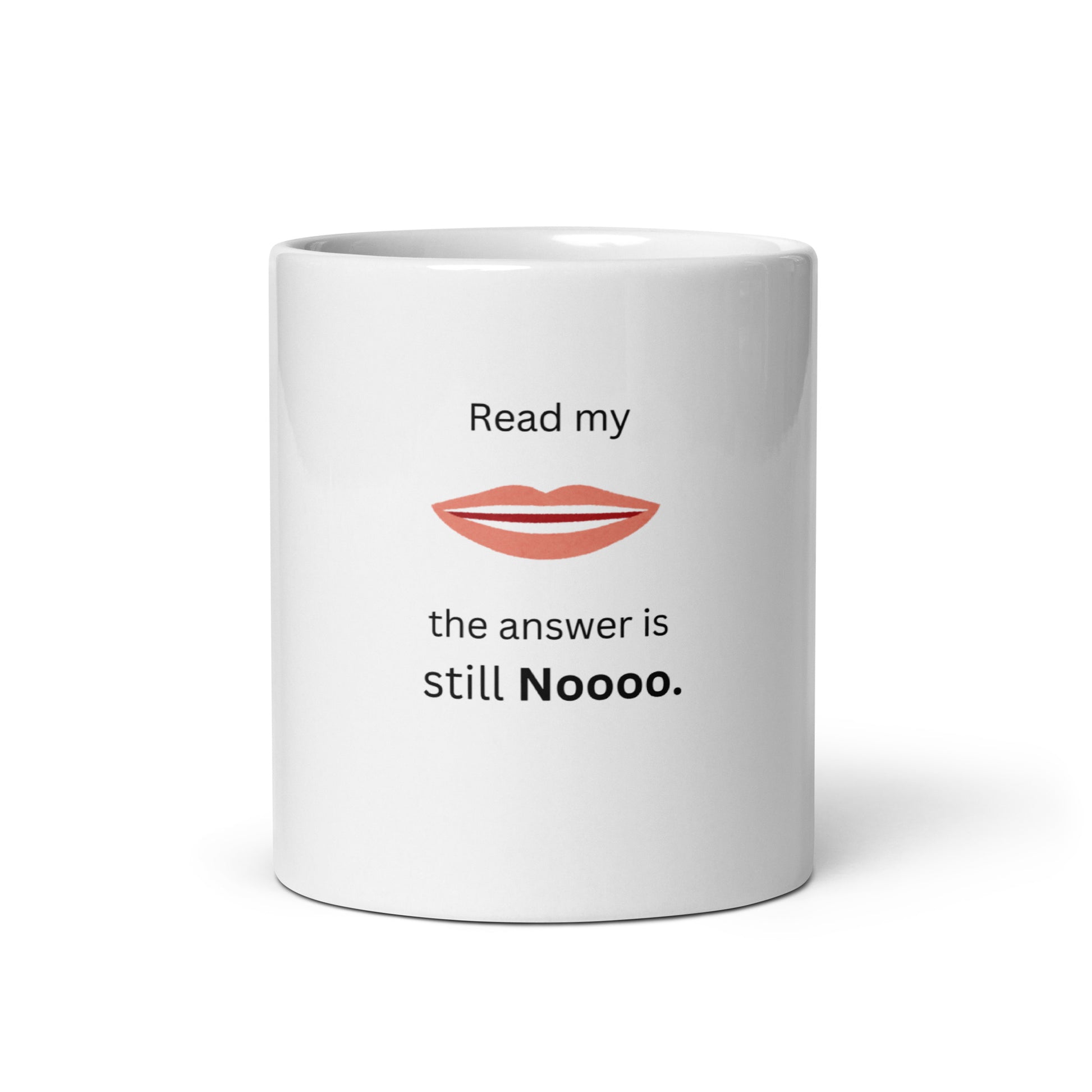 White Glossy Coffee Cup