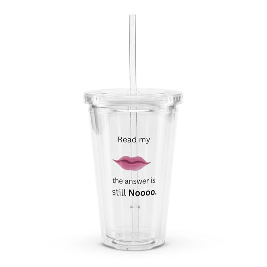 Clear Plastic Tumbler