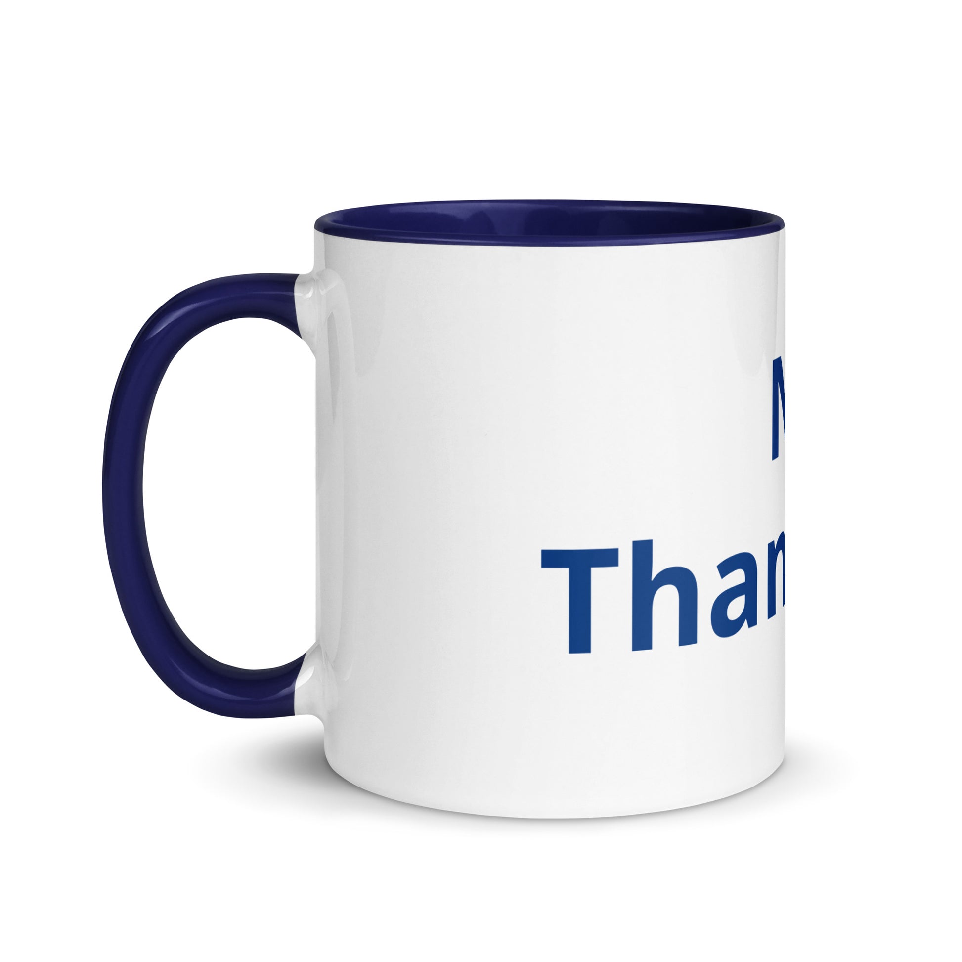 White Ceramic Cup with Color Inside