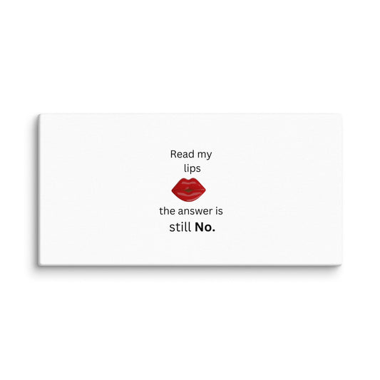 White Canvas Lips