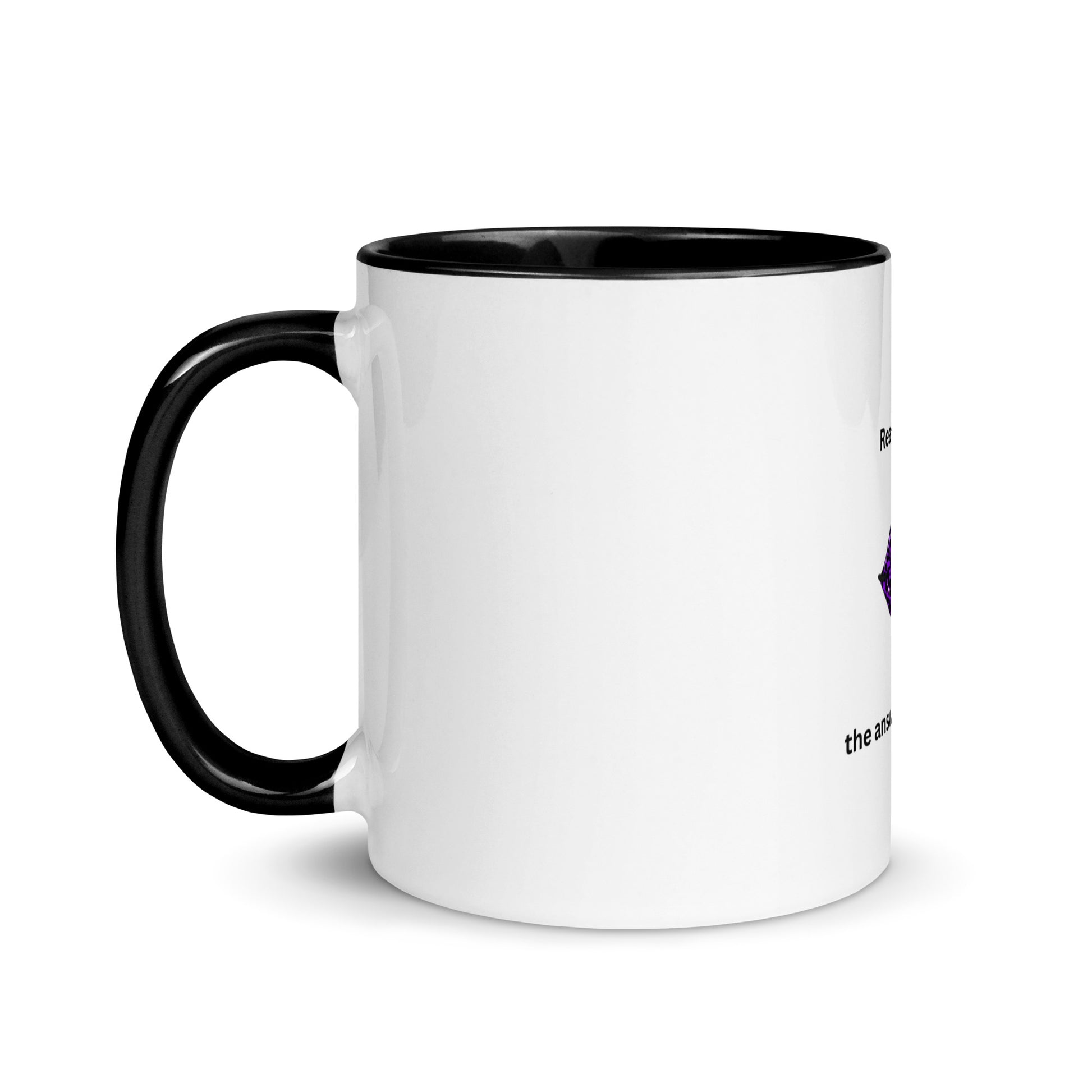 White Coffee Cup with Color Inside