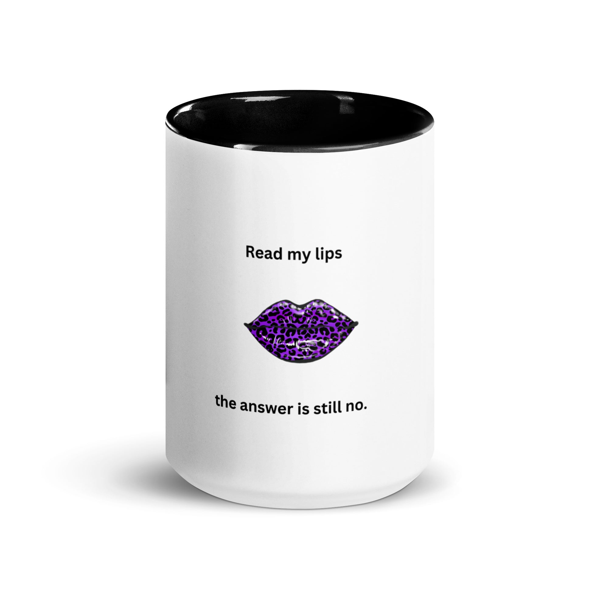 White Coffee Cup with Color Inside