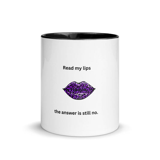 White Coffee Cup with Color Inside