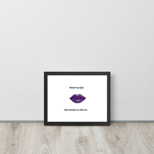 Black Framed Poster