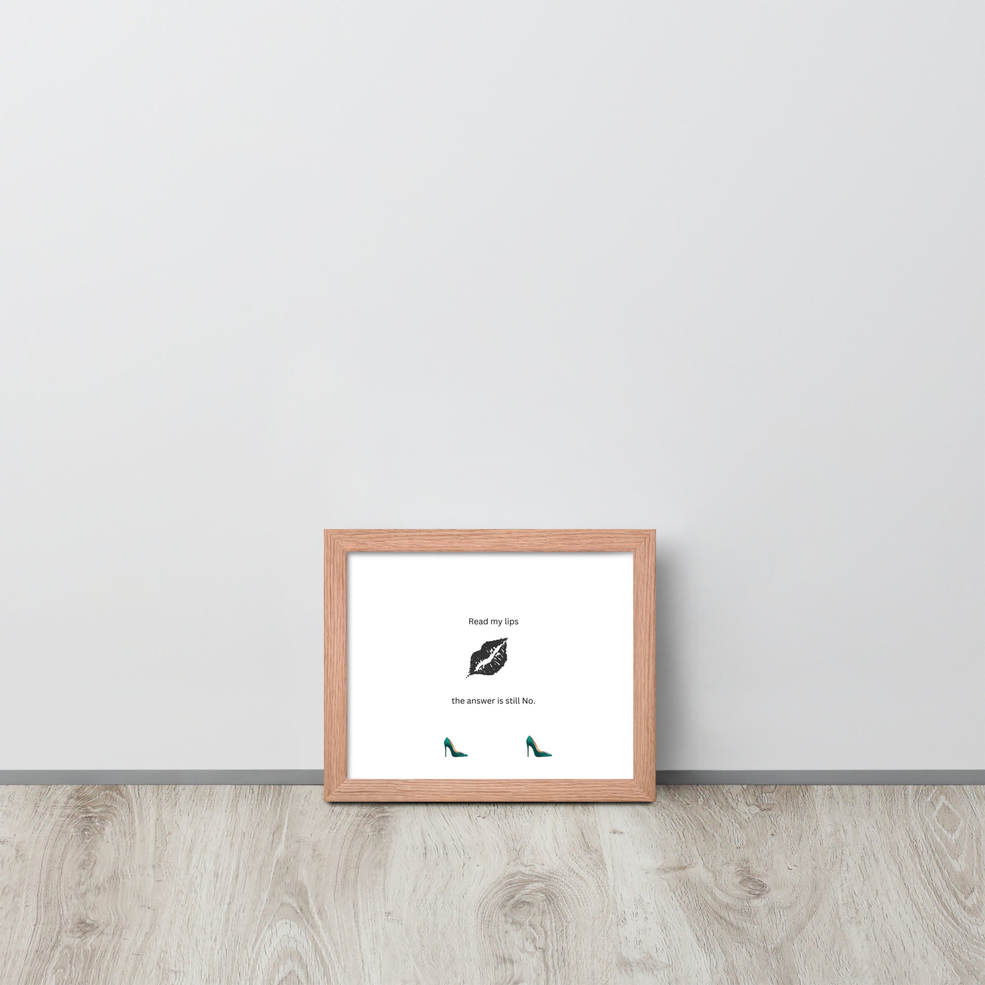 Black Framed Phot Paper Poster