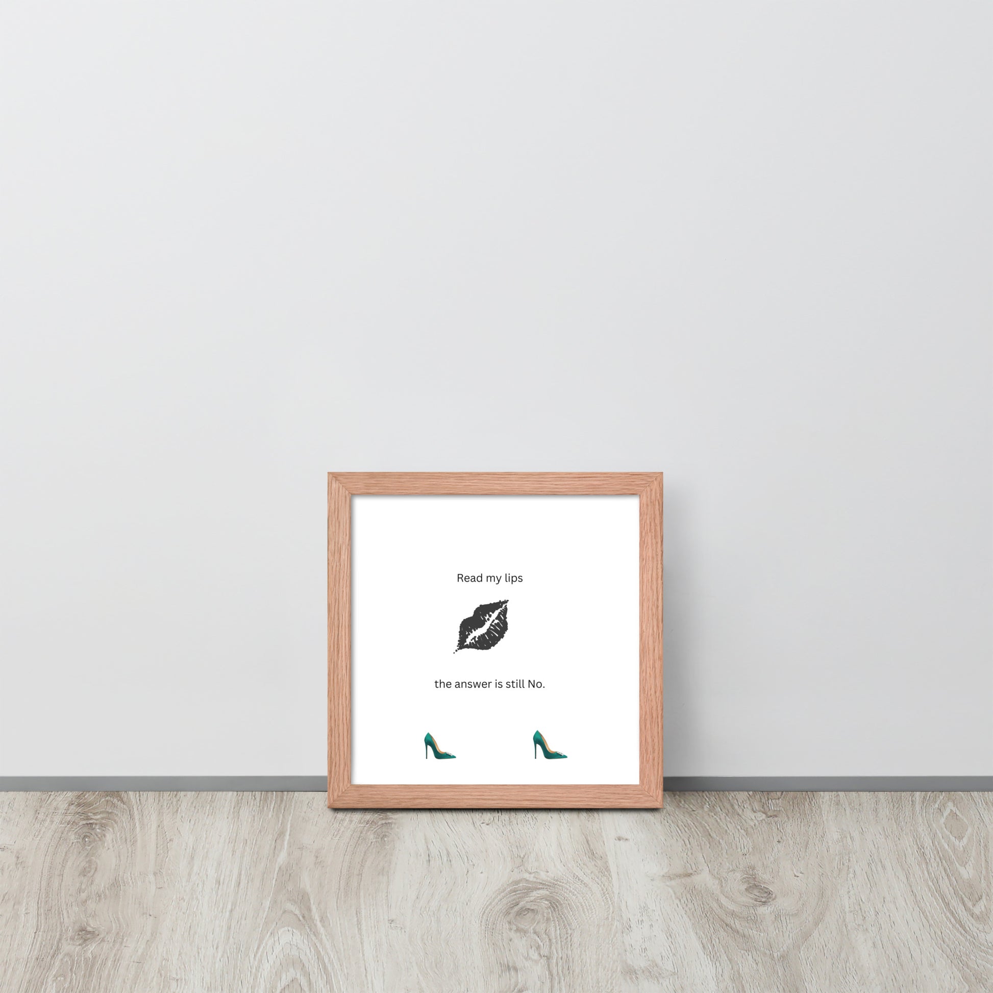 Black Framed Phot Paper Poster