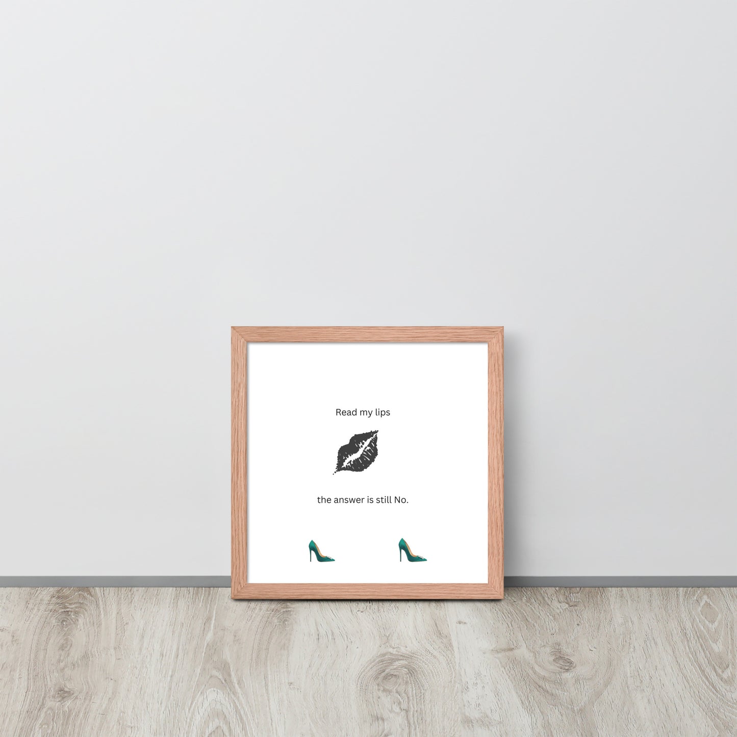 Black Framed Phot Paper Poster
