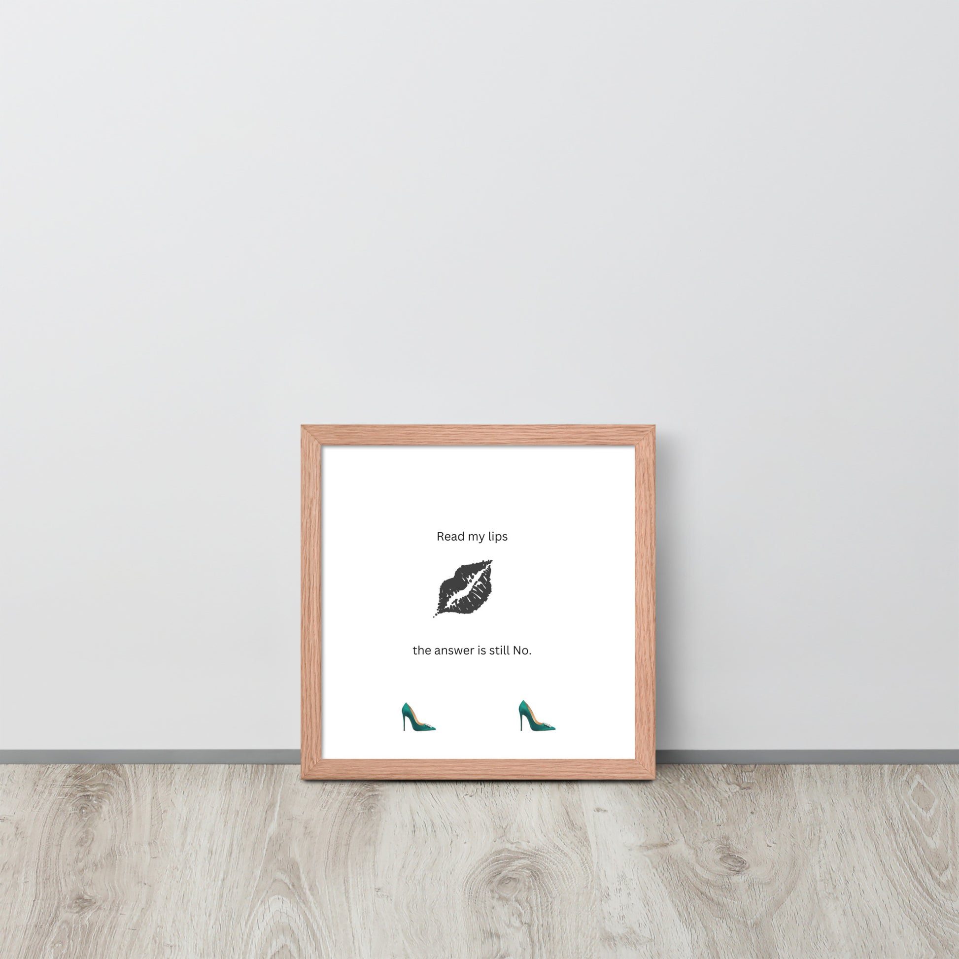 Black Framed Phot Paper Poster