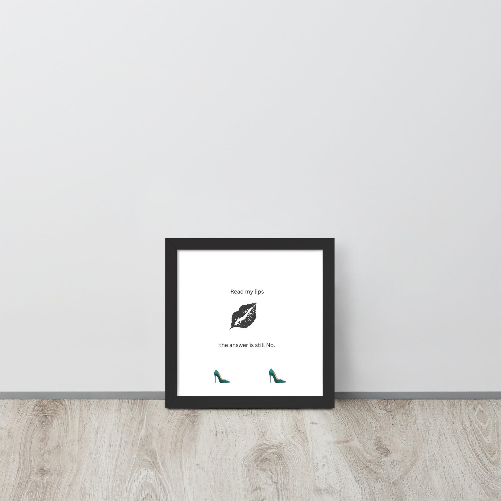 Black Framed Phot Paper Poster